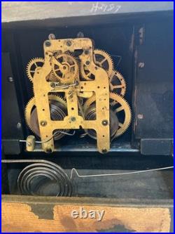 Antique 1880's Seth Thomas Adamantine Mantle Clock Chime Key Chandler, untested