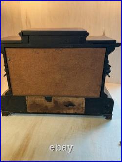 Antique 1880's Seth Thomas Adamantine Mantle Clock Chime Key Chandler, untested