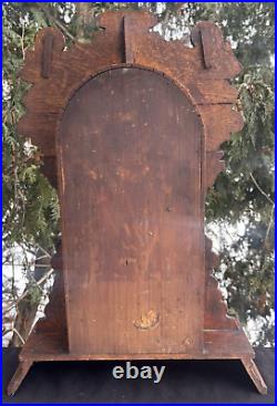 Antique 1880s 1890s Waterbury Gingerbread Parlor Mantle Clock & ALARM VIDEO Antique 1880s 1890s Waterbury Gingerbread Parlor Mantle Clock & ALARM VIDEO