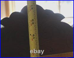 Antique 1880s Welch Gingerbread Parlor Mantle Clock RUNS VIDEO FLOWERED DOOR Antique 1880s Welch Gingerbread Parlor Mantle Clock RUNS VIDEO FLOWERED DOOR