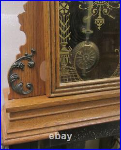 Antique 1890'S Seth Thomas Gingerbread Mantel Wall Clock Immaculate Detail