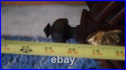 Antique 1892 Ingraham Gingerbread LIBERTY Wall Clock VIDEO RUNS