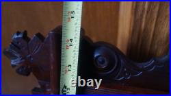 Antique 1892 Ingraham Gingerbread LIBERTY Wall Clock VIDEO RUNS