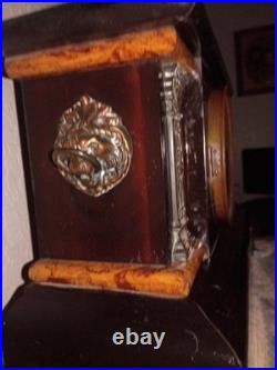 Antique 1894 Seth Thomas Adamantine 8 Day Time and Strike Mantel Clock Working