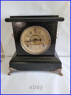 Antique 1894 Seth Thomas Adamantine Mantle Mantel Clock #109