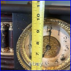 Antique 1904 Gilbert Faux Marble Mantle Parlor Clock Video All ORIGINAL Antique 1904 Gilbert Faux Marble Mantle Parlor Clock Video All ORIGINAL