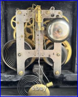 Antique 1905 Gilbert Mantle Parlor Clock SERVICED CLEANED ORIGNAL VIDEO Antique 1905 Gilbert Mantle Parlor Clock SERVICED CLEANED ORIGNAL VIDEO