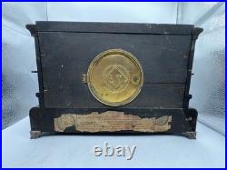 Antique 1905 Seth Thomas Marble Adamantine Mantle Clock With Keys Works READ