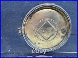Antique 1905 Seth Thomas Marble Adamantine Mantle Clock With Keys Works READ