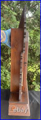Antique 1908 Gilbert CONCORD Gingerbread Calendar Mantle Clock ALL ORIGINAL