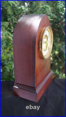 Antique 1915 Ansonia HENLEY Mahogany Beehive Open Escapement Mantle Clock VIDEO Antique 1915 Ansonia HENLEY Mahogany Beehive Open Escapement Mantle Clock VIDEO