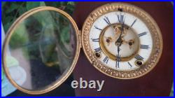 Antique 1915 Ansonia HENLEY Mahogany Beehive Open Escapement Mantle Clock VIDEO Antique 1915 Ansonia HENLEY Mahogany Beehive Open Escapement Mantle Clock VIDEO