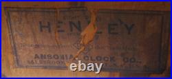 Antique 1915 Ansonia HENLEY Mahogany Beehive Open Escapement Mantle Clock VIDEO Antique 1915 Ansonia HENLEY Mahogany Beehive Open Escapement Mantle Clock VIDEO