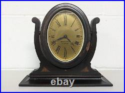 Antique 1920's SETH THOMAS 8 Day Jeweled Gothic Art Deco Mahogany Mantle Clock Antique 1920's SETH THOMAS 8 Day Jeweled Gothic Art Deco Mahogany Mantle Clock