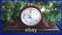 Antique 1920s Sessions COMMANDER Tambour Humpback Clock RUNS VIDEO ORIGINAL