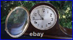 Antique 1920s Sessions COMMANDER Tambour Humpback Clock RUNS VIDEO ORIGINAL