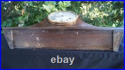 Antique 1920s Sessions COMMANDER Tambour Humpback Clock RUNS VIDEO ORIGINAL