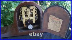 Antique 1920s Sessions COMMANDER Tambour Humpback Clock RUNS VIDEO ORIGINAL