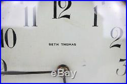 Antique 1920s Seth Thomas 8 Day Wood Mantel Shelf Clock 11 x 5 x 9 Untested