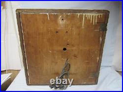 Antique 1920s Warren Telechron Kitchen Office School Electric Wall Clock (L71J)