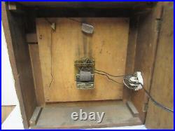 Antique 1920s Warren Telechron Kitchen Office School Electric Wall Clock (L71J)