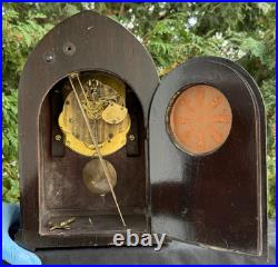Antique 1929 New Haven INGLEWOOD Beehive Mantle Clock WESTMISTER SEE VIDEO