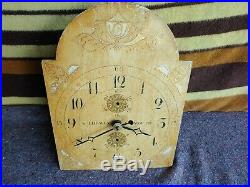 Antique 19th Century Seth Thomas Wooden Works For Tall Case Clock