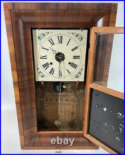 Antique 25 SETH THOMAS OGEE Plymouth Connecticut Wall Mantle Mechanical Clock