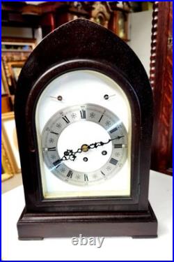 Antique 8 Day Seth Thomas 413 A Beehive Westminster Chime Clock Working Video