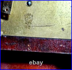 Antique 8 Day Seth Thomas 413 A Beehive Westminster Chime Clock Working Video