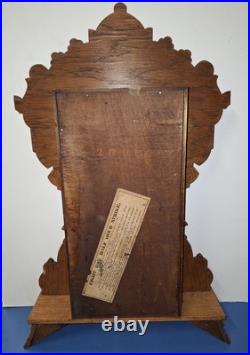 Antique 8 Day Seth Thomas City Series Eastlake Shelf Mantle Clock Working Alarm