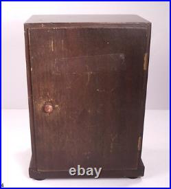 Antique 8 Day Seth Thomas Standish Automatic Alarm Wood Mantle Clock Works