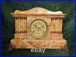 Antique Adamantine Seth Thomas Mantel Clock. Restored. Serviced