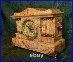 Antique Adamantine Seth Thomas Mantel Clock. Restored. Serviced