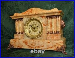 Antique Adamantine Seth Thomas Mantel Clock. Restored. Serviced