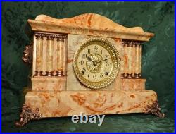 Antique Adamantine Seth Thomas Mantel Clock. Restored. Serviced