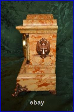 Antique Adamantine Seth Thomas Mantel Clock. Restored. Serviced