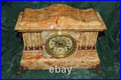 Antique Adamantine Seth Thomas Mantel Clock. Restored. Serviced Antique Adamantine Seth Thomas Mantel Clock. Restored. Serviced