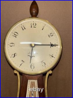 Antique Banjo Clock Seth Thomas 8 days 25 Long Homestead LOC BB