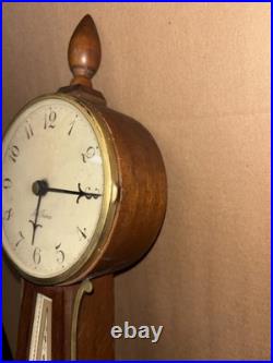 Antique Banjo Clock Seth Thomas 8 days 25 Long Homestead LOC BB
