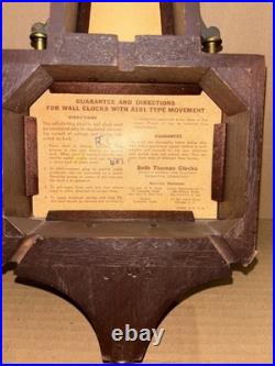 Antique Banjo Clock Seth Thomas 8 days 25 Long Homestead LOC BB