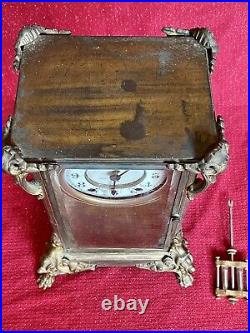 Antique CRYSTAL REGULATOR Seth Thomas Gilbert Ornate Clock Repair Project