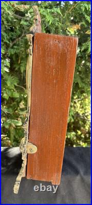 Antique C 1860 American Clock Co LION HEAD Iron Front Mantle Clock SEE VIDEO