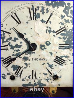Antique C 1870 Seth Thomas MINI OGEE Mantle Clock Working 30 Hour 100% Original