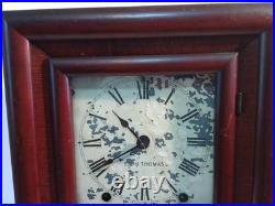 Antique C 1870 Seth Thomas MINI OGEE Mantle Clock Working 30 Hour 100% Original