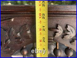 Antique C 1880 New Haven Mantle Parlor Alarm Clock VIDEO UNUSUAL VERY FANCY