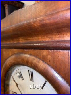 Antique C. 1880 Seth Thomas Mantle Calendar Clock Excellent working Condition