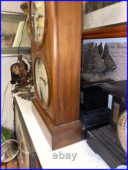 Antique C. 1880 Seth Thomas Mantle Calendar Clock Excellent working Condition