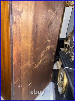 Antique C. 1880 Seth Thomas Mantle Calendar Clock Excellent working Condition