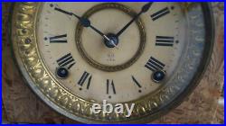 Antique C 1905 Seth Thomas Mexican Onxy Adamantine Mantle Clock ALL ORIGINAL